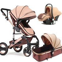 Belecoo Luxury Baby Stroller - Tyrant - Khaki