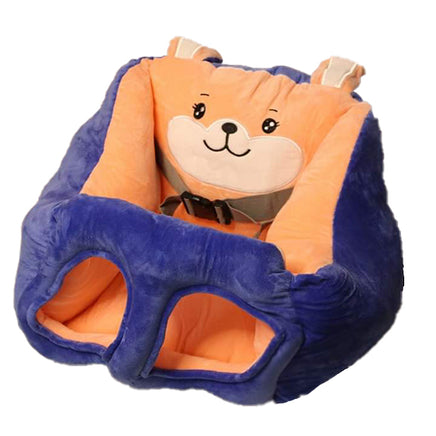 Baby Support Plush Seats , Blue and Peach Bear, 6 months to  24 months