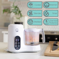 Baby Womb World - Baby Food Processor Steamer Blender and Milk Bottle Warmer