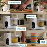Baby Womb World - Baby Food Processor Steamer Blender and Milk Bottle Warmer