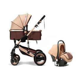 My Mom And Me Luxury Baby Stroller - Khaki