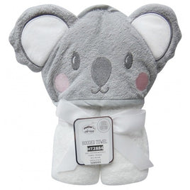 100% Cotton Hooded Towel - Koala