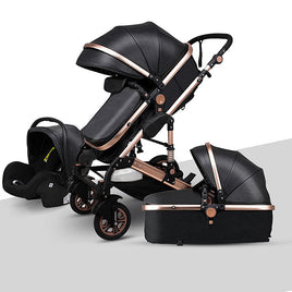 Belecoo Luxury Baby Stroller Travel System - Black