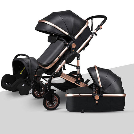 Belecoo Luxury Baby Stroller Travel System Black| My Mom And Me