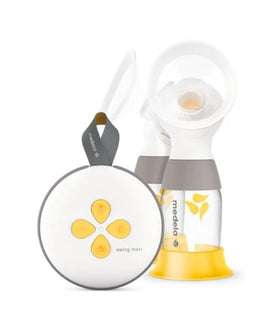 Medela - Swing Maxi Flex™ 2-Phase double electric breast pump, white, grey and yellow