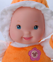 Baby's First Doll Minky So Soft - Orange