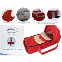 Transporter Baby Carry Cot - Red