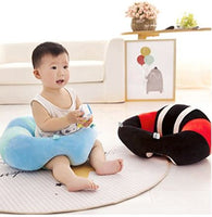 Baby Plush Chair - Black/Red