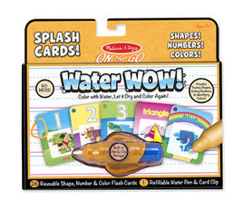 Water WOW! Number, Color, Shape Cards - ON the GO Travel Activity