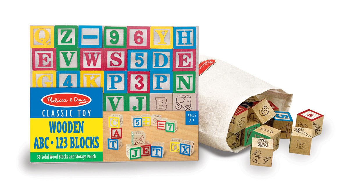28. ABC 123 Wooden Blocks (Age 2 Years+)| My Mom And Me
