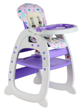 3-in-1 Baby High Chair - Purple