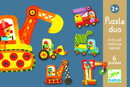 Duo Puzzle - Vehicles (Age 2 Years+)