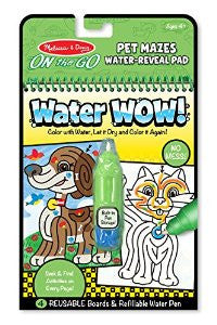 On The Go - Water Reveal Pad - Pet Maze
