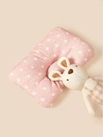 1pc Pink Star Pattern Baby Pillow