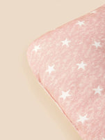 1pc Pink Star Pattern Baby Pillow