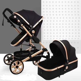 Belecoo Luxury Baby Stroller - Tyrant - Black (STROLLER ONLY)